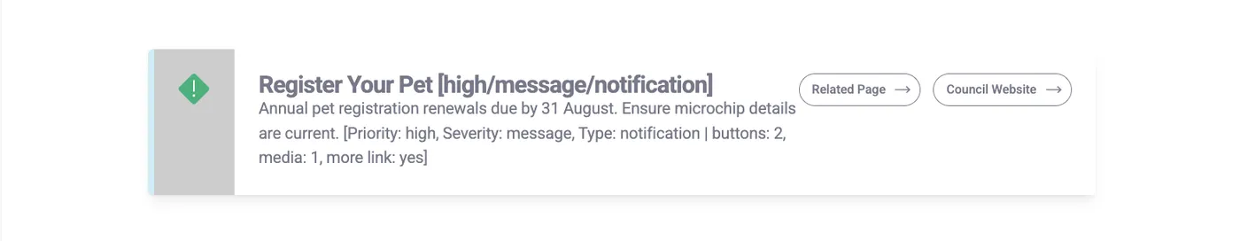 Alert — Buttons (Frontend)