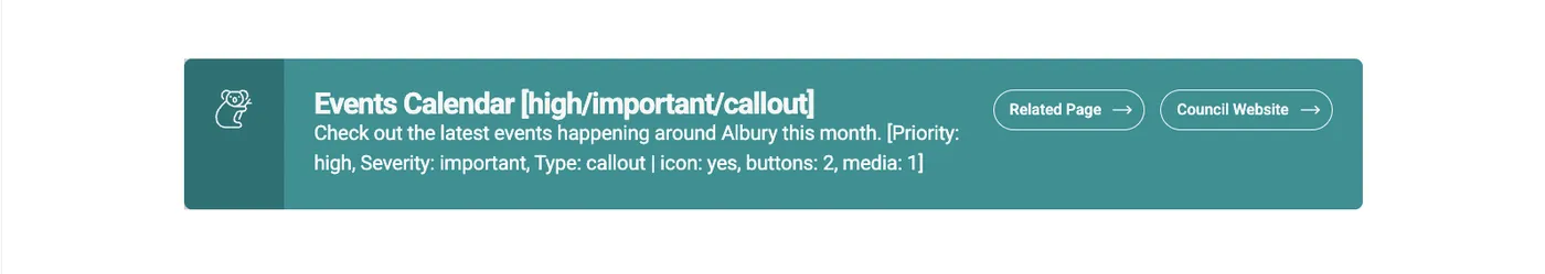 Alert — Custom Icon (Frontend)