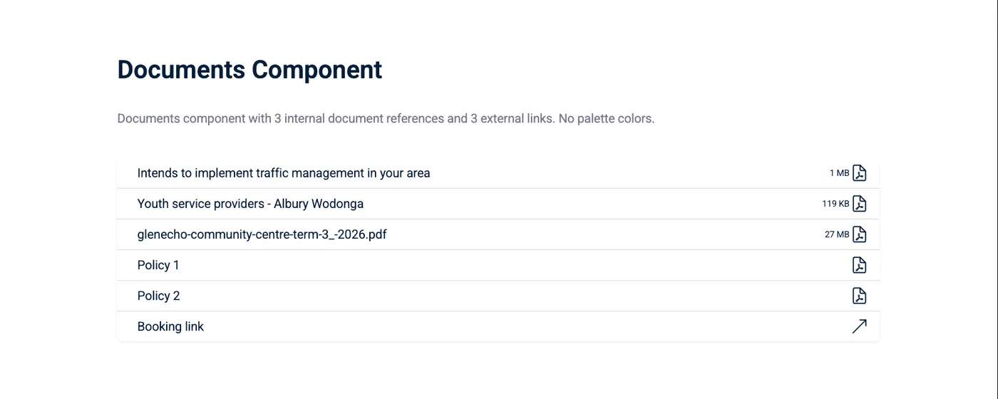 Documents — Frontend